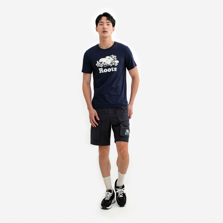 MOUNTAIN VIEW CARGO SHORTRoots 男裝-MOUNTAIN VIEW CARGO 短褲