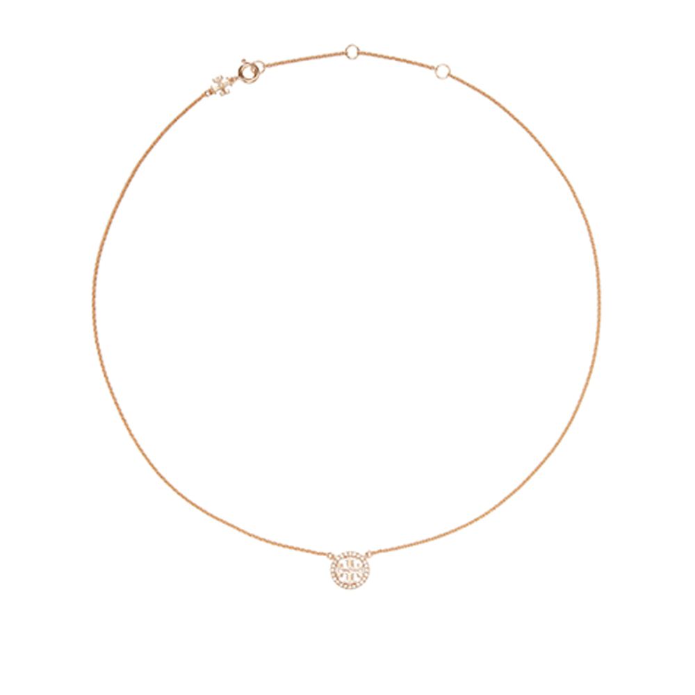 Tory Burch Miller密鑲Logo項鍊