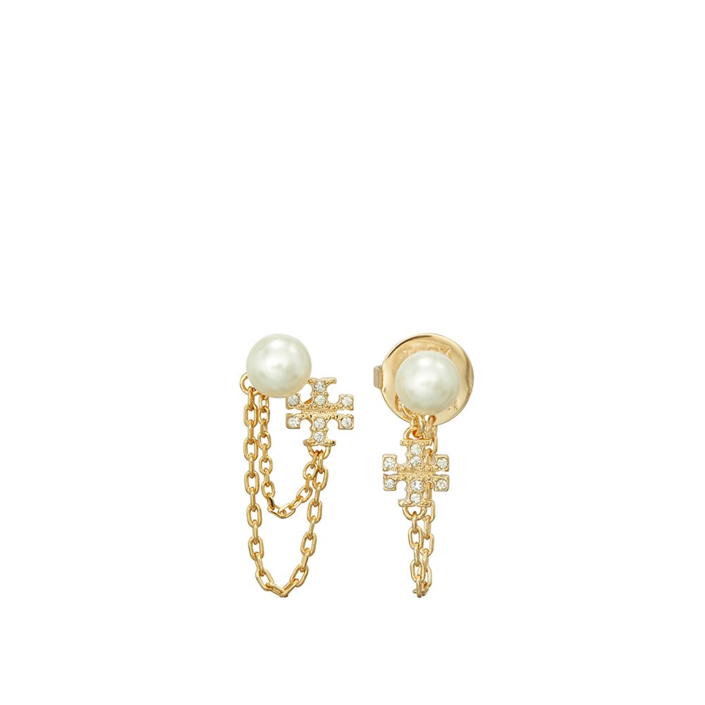 Tory Burch KIRA 珍珠垂墜耳環