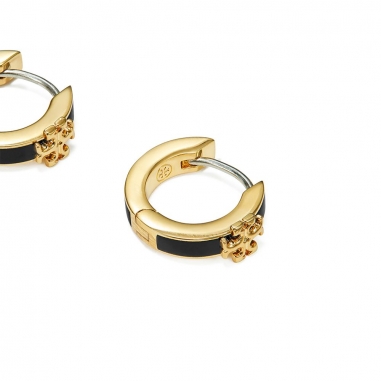 KIRA ENAMEL HUGGIE EARRINGKIRA ENAMEL HUGGIE 耳環