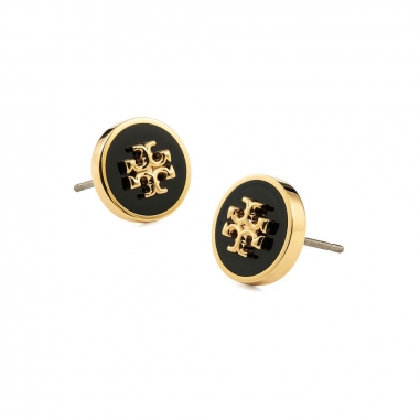 KIRA ENAMEL CIRCLE-STUD EARRINGKIRA ENAMEL 圓形貼耳式耳環