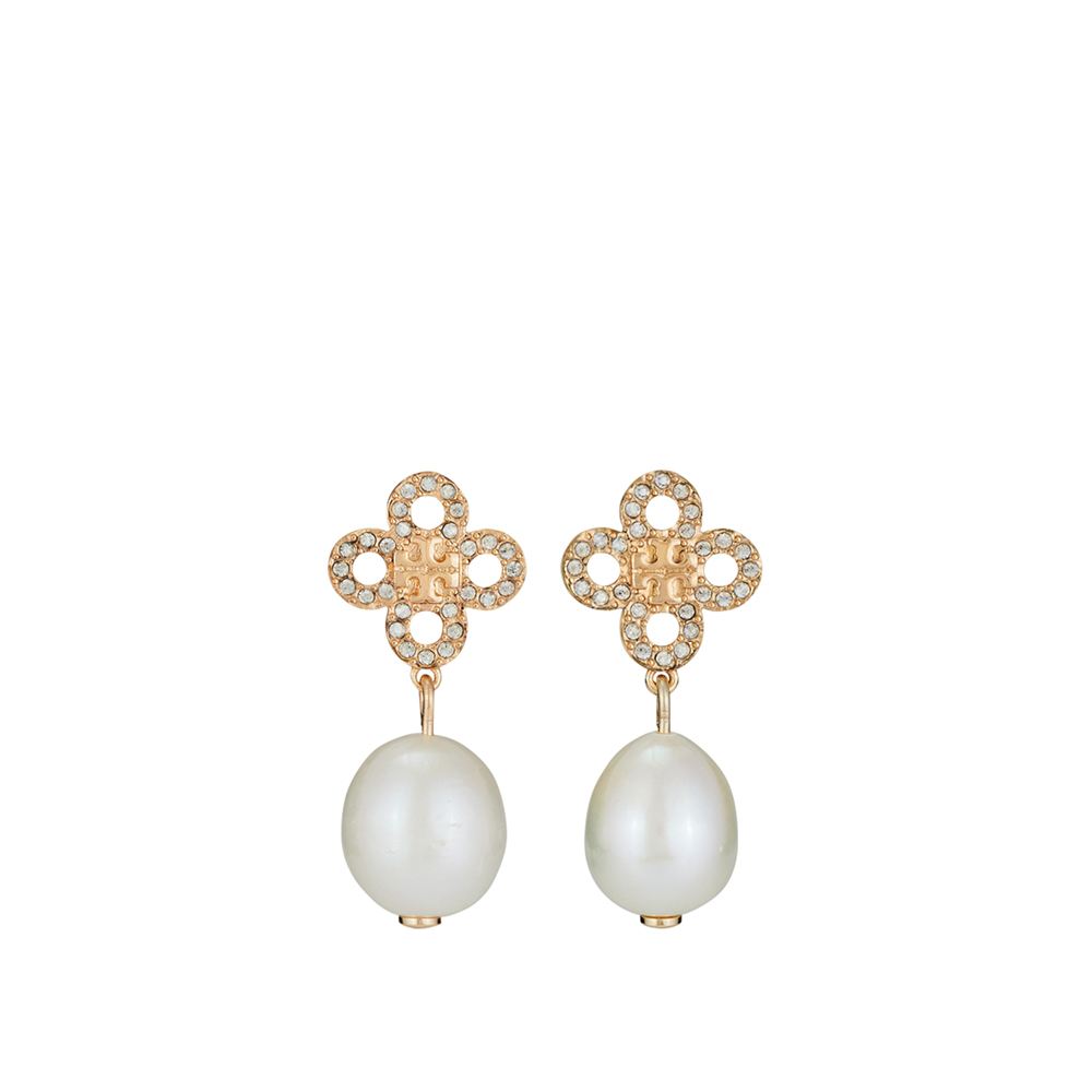 Tory Burch KIRA CLOVER PEARL DROP 耳環