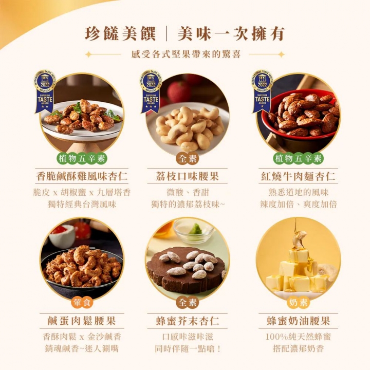 Nutty Nuts 鬧滋鬧滋｜星月璀璨創意堅果饗味禮盒（預購商品）