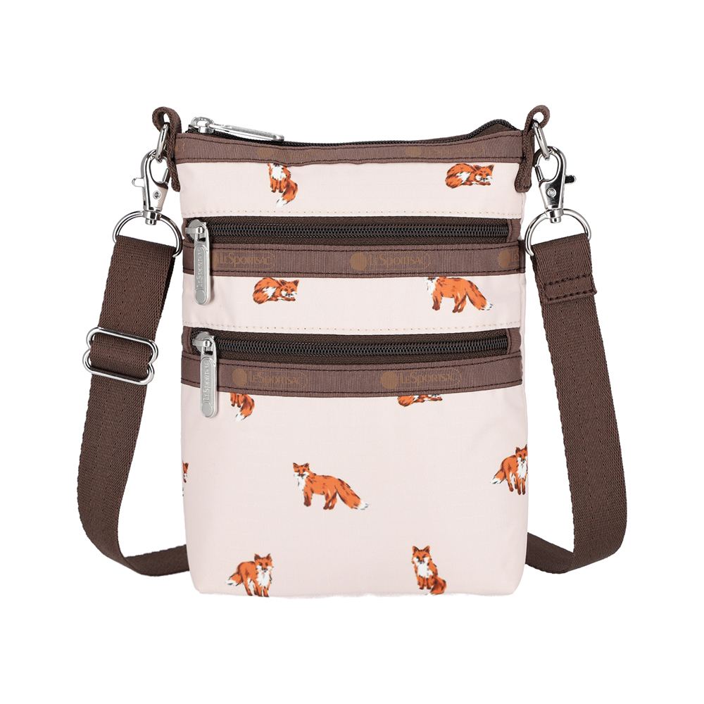 LeSportsac 三層拉鏈斜背包