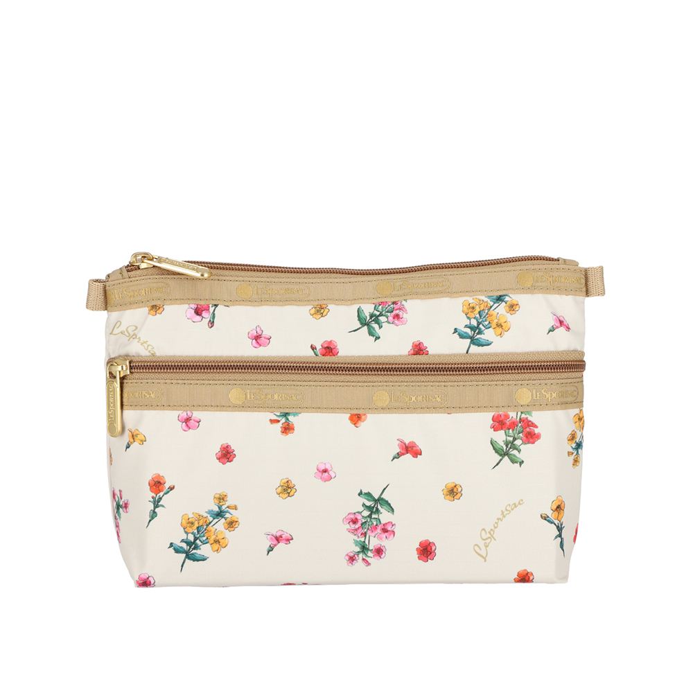 LeSportsac 雙層拉鍊化妝包