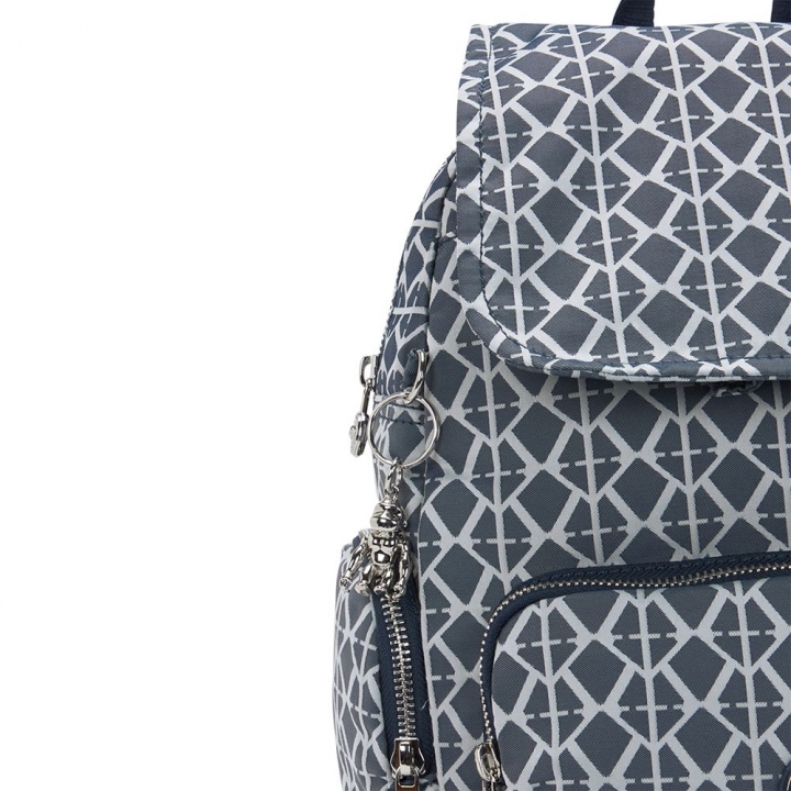CITY ZIP S NAVY SIGN JQCITY ZIP S 後背包