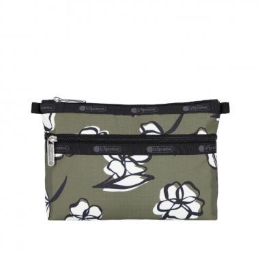 LeSportsac力士保 雙層拉鍊化妝包