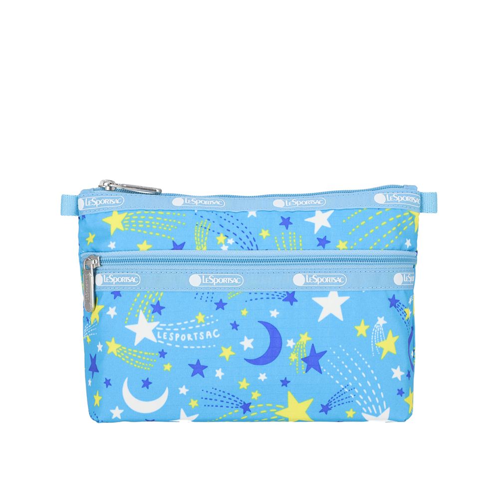 LeSportsac 雙層拉鍊化妝包