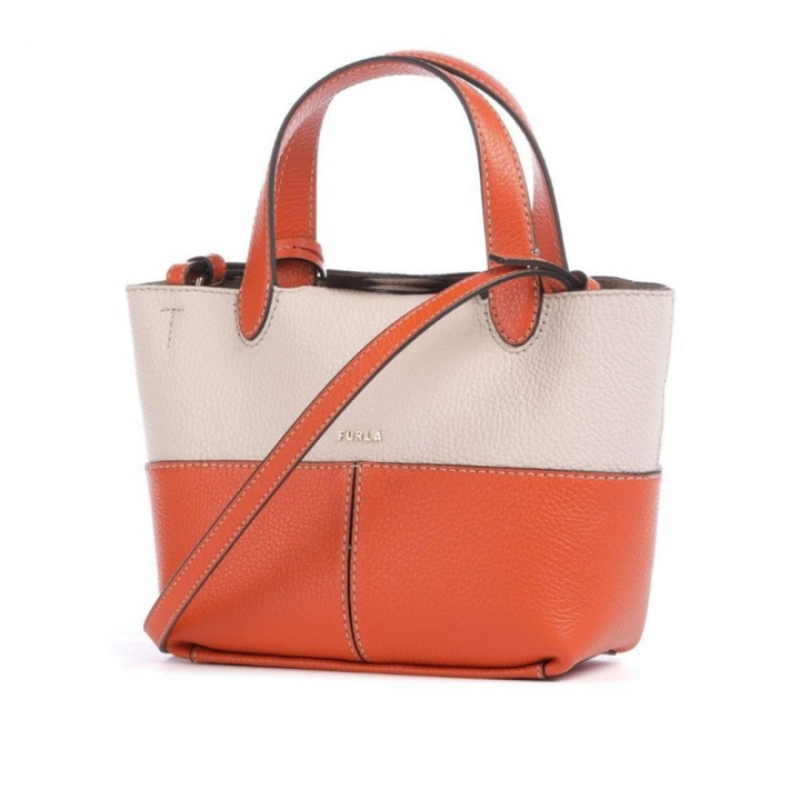 FURLA PRIMROSE MINI TOTE W/FLAPFURLA PRIMROSE 迷你掀蓋托特包