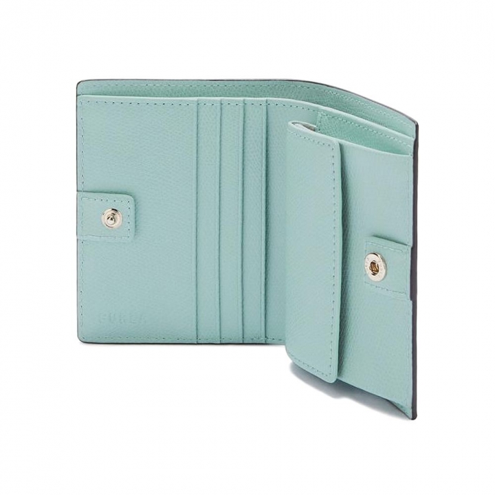 FURLA CAMELIA S COMPACT WALLET BIFOLD COINFURLA CAMELIA 小型零錢格對折皮夾