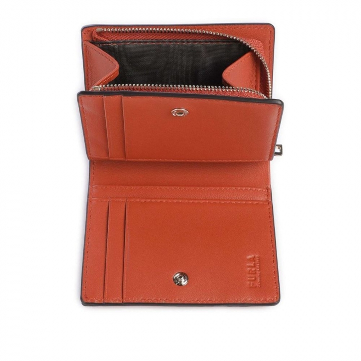 FURLA CAMELIA S COMPACT WALLET L ZIPFURLA CAMELIA 拉鍊短夾