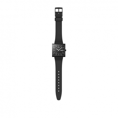 SWATCH斯沃琪 GENT系列 WHAT IF…BLACKAGAIN?手錶-SO34B701 42MM