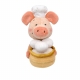 NICI - NICI｜免稅獨家小豬威比小籠包造型坐姿玩偶83429-261918_縮圖
