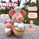 NICI - NICI｜免稅獨家小豬威比小籠包造型坐姿玩偶83429-261922_縮圖