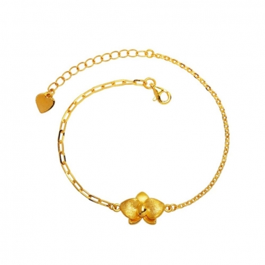 Ever Rich Jewelry昇恆昌珠寶 蘭之本質_純金手鍊_綺之蘭
