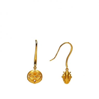 Ever Rich Jewelry昇恆昌珠寶 蘭之本質_純金耳環_祿之蘭