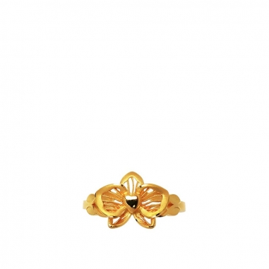 Ever Rich Jewelry昇恆昌珠寶 蘭之本質_純金戒指_絢之蘭