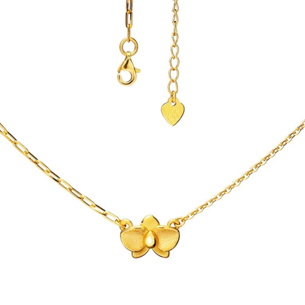 Ever Rich Jewelry 蘭之本質_純金項鍊_綺之蘭