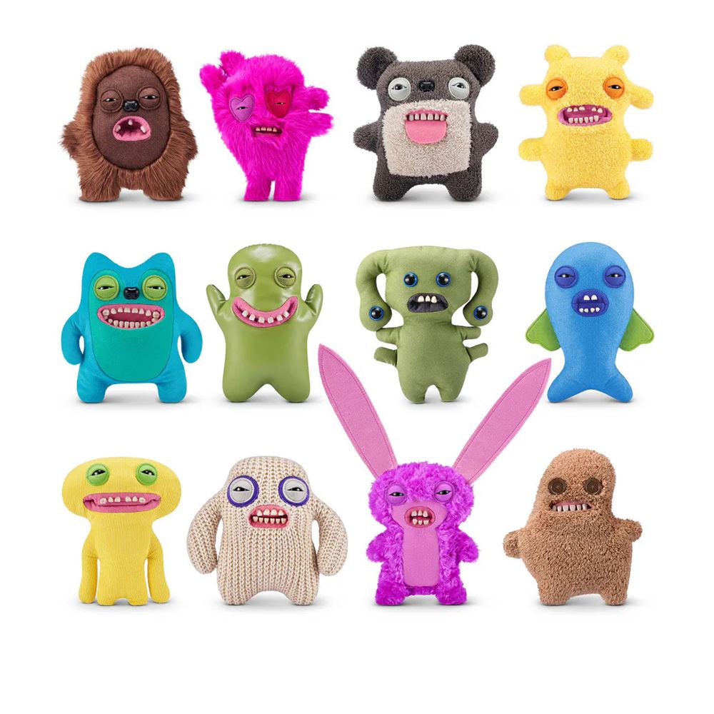 Fuggler 英國 FUGGLER 放克牙寶 萌牙怪獸 怪物新人毛絨玩偶 9吋 (單入隨機出貨)