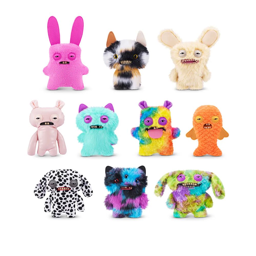 Fuggler 英國 FUGGLER 放克牙寶 萌牙怪獸 醜萌小寵物毛絨玩偶 9吋 (單入隨機出貨)