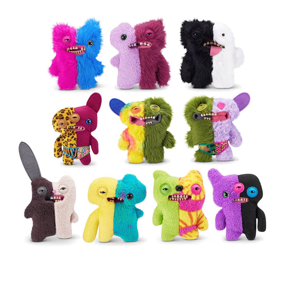 Fuggler 英國 FUGGLER 放克牙寶 萌牙怪獸 小混蛋毛絨玩偶 9吋 (單入隨機出貨)