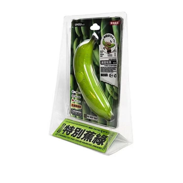Green BananaUHOU 水果紓壓玩具捏捏樂 特別蕉綠