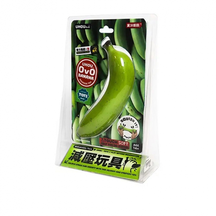 Green BananaUHOU 水果紓壓玩具捏捏樂 特別蕉綠