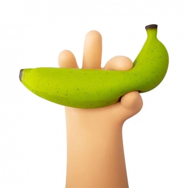 Green BananaUHOU 水果紓壓玩具捏捏樂 特別蕉綠