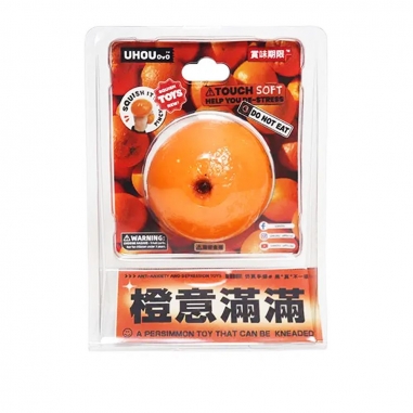UHOUUHOU UHOU 水果紓壓玩具捏捏樂 橙意滿滿