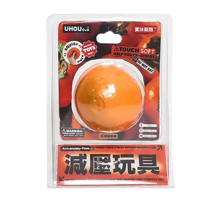 OrangeUHOU 水果紓壓玩具捏捏樂 橙意滿滿