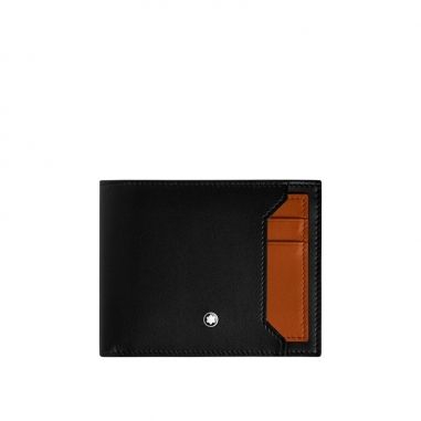 Montblanc萬寶龍(精品) 萬寶龍SOFT 系列 6 卡式皮夾，附可拆式名片夾