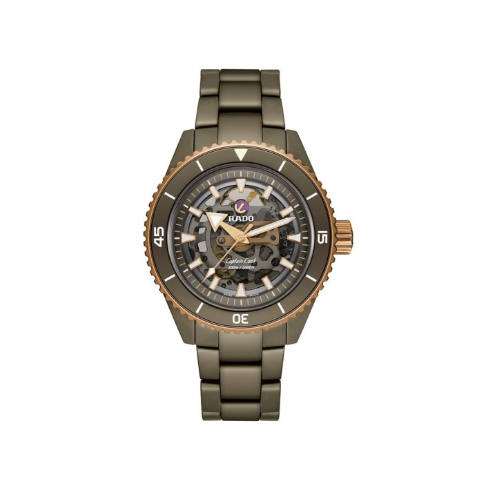 Captain Cook High-Tech Ceramic SkeletonCaptain Cook庫克船長高科技陶瓷鏤空腕錶43MM