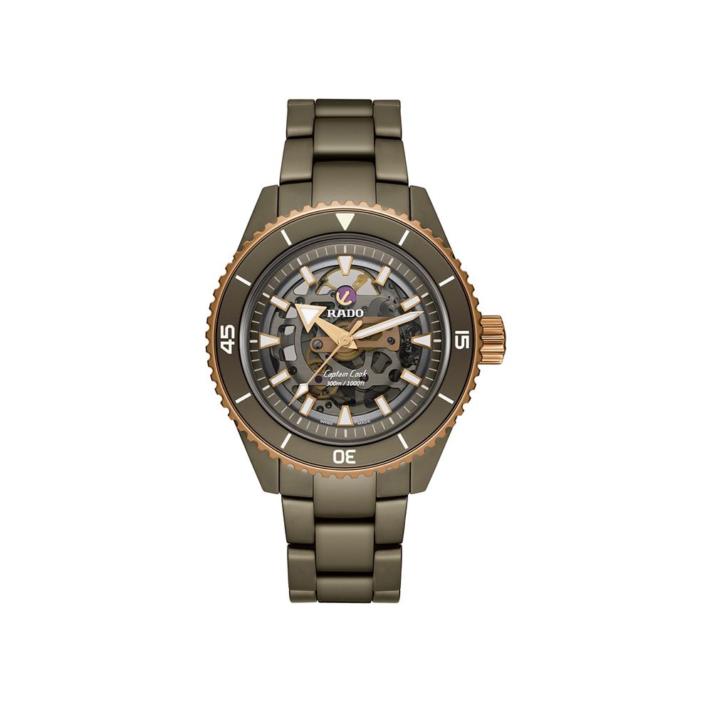 RADO Captain Cook庫克船長高科技陶瓷鏤空腕錶43MM