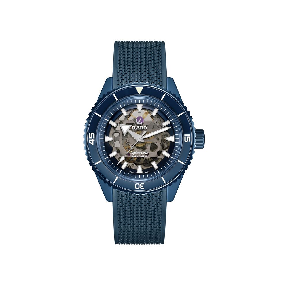 RADO Captain Cook庫克船長高科技陶瓷鏤空腕錶43MM