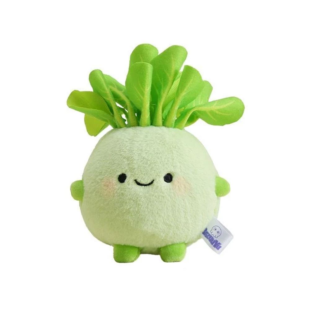 Bazuuyu Bazuuyu 芭爪娛｜蔬菜家族 食材毛絨玩具可愛擺件 大頭菜絨毛 8cm