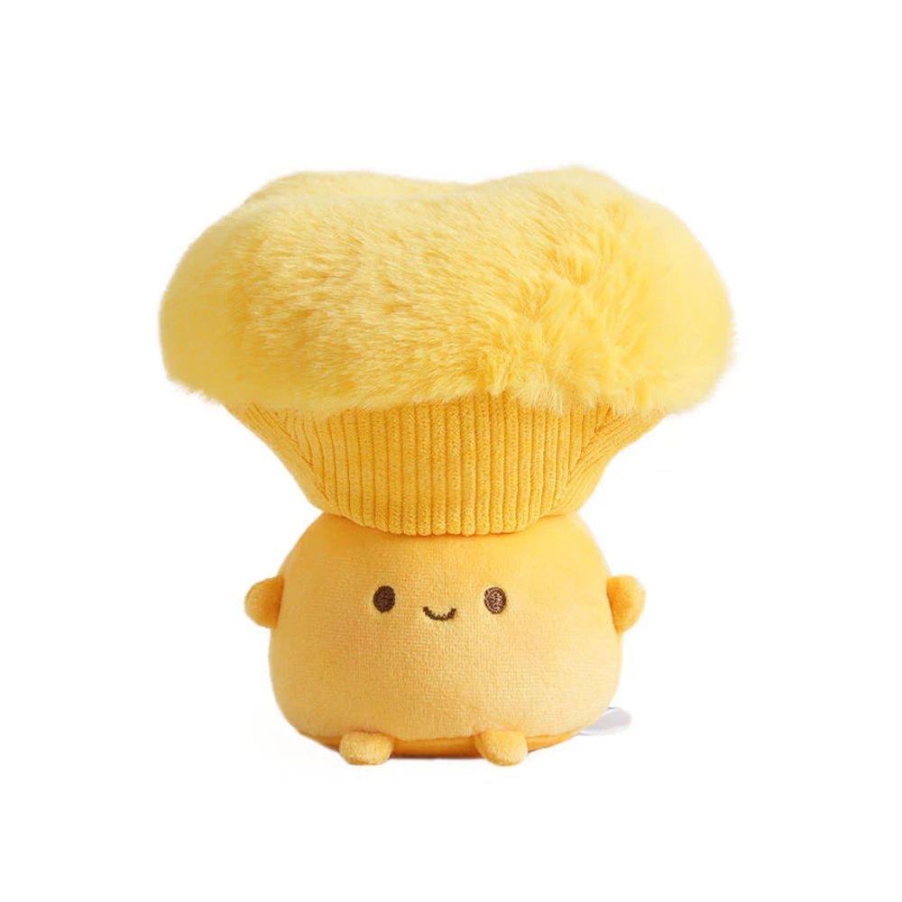 Bazuuyu Bazuuyu 芭爪娛｜火鍋店 食材毛絨玩具可愛擺件 小號雞油菌絨毛