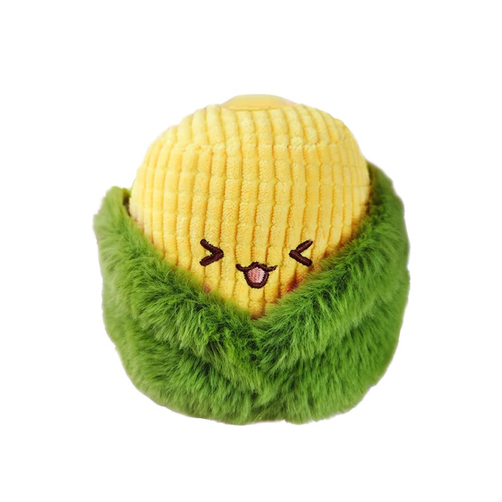 Bazuuyu Bazuuyu 芭爪娛｜火鍋店 食材毛絨玩具可愛擺件 小號玉米絨毛