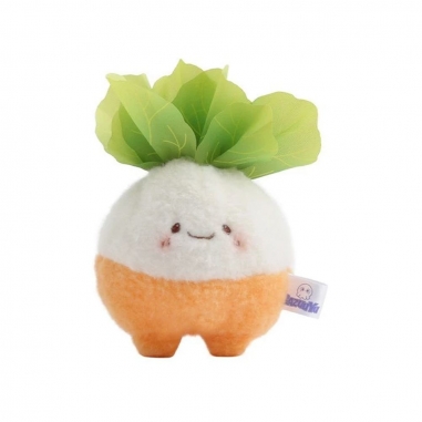 Bazuuyu芭爪娛 Bazuuyu 芭爪娛｜蔬菜家族 食材毛絨玩具可愛擺件 蘿麗絨毛 8cm