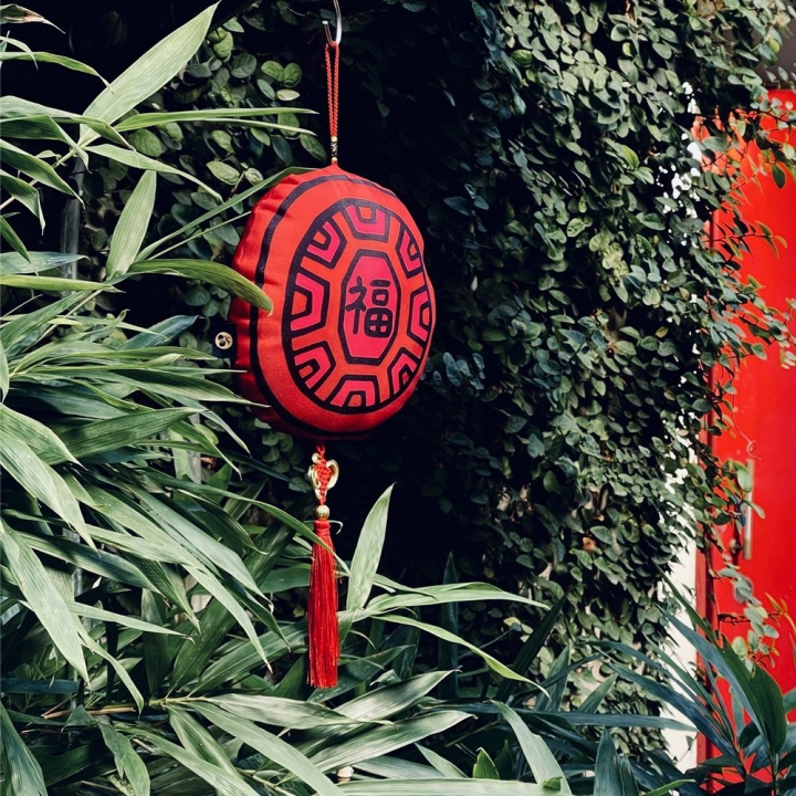 茚 YIN TAIWAN|(福)紅龜粿造型春聯吊飾