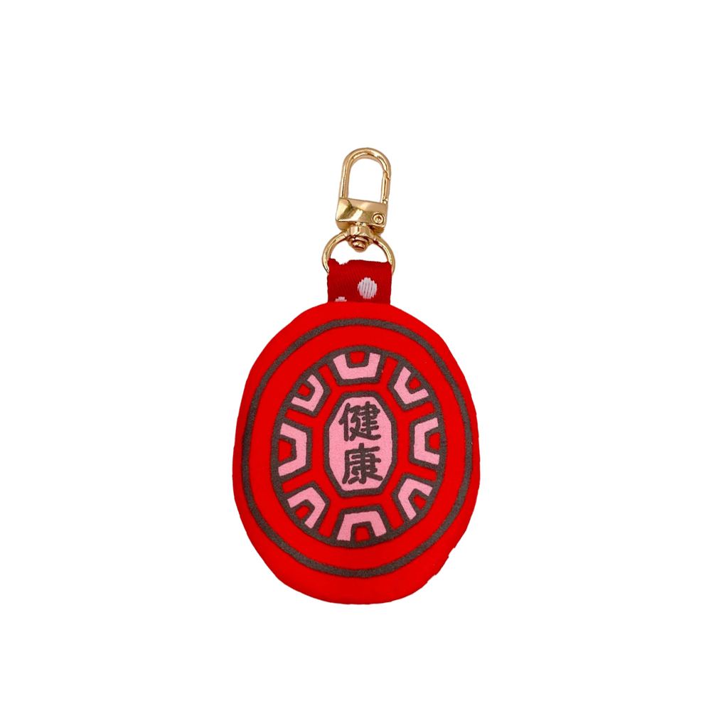 YIN TAIWAN 茚 YIN TAIWAN｜（健康）紅龜粿造型平安符袋鑰匙圈（可放AirTag）