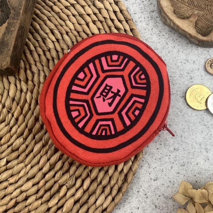 茚 YIN TAIWAN|(財/$)紅龜粿造型零錢包