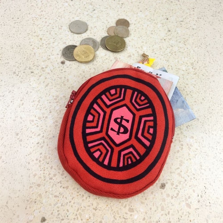 茚 YIN TAIWAN|(財/$)紅龜粿造型零錢包