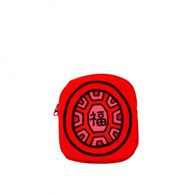 YIN TAIWANYIN TAIWAN 茚 YIN TAIWAN｜（福）紅龜粿造型錢袋化妝包萬用收納袋