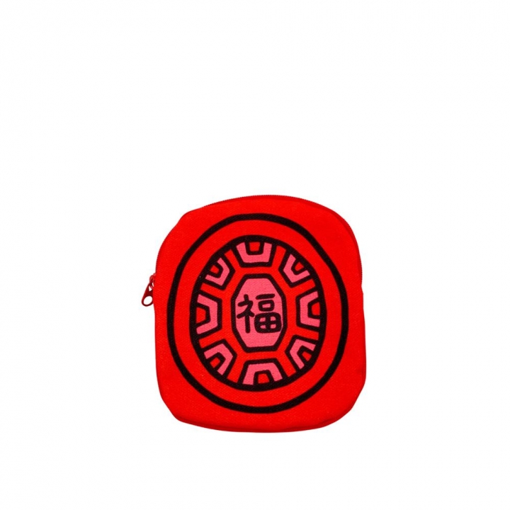 茚 YIN TAIWAN|(福)紅龜粿造型萬用收納包錢袋