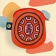 YIN TAIWAN - 茚 YIN TAIWAN|(壽)紅龜粿造型萬用收納包錢袋83078-262753_縮圖