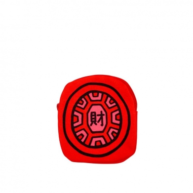 YIN TAIWANYIN TAIWAN 茚 YIN TAIWAN｜（財/＄）紅龜粿造型錢袋化妝包萬用收納袋