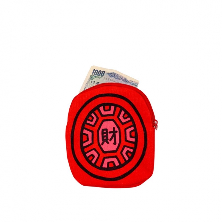 茚 YIN TAIWAN|(財/$)紅龜粿造型萬用收納包錢袋