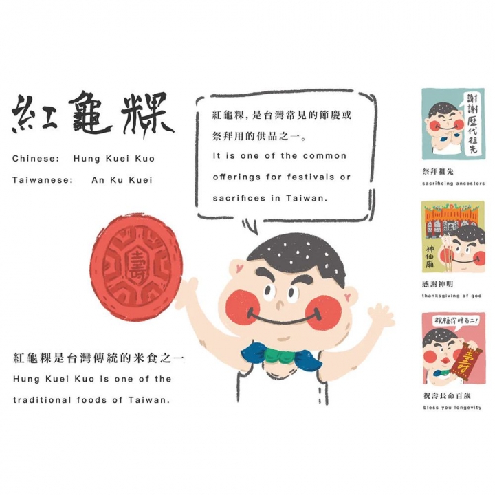 茚 YIN TAIWAN|紅龜粿造型折疊收納購物袋