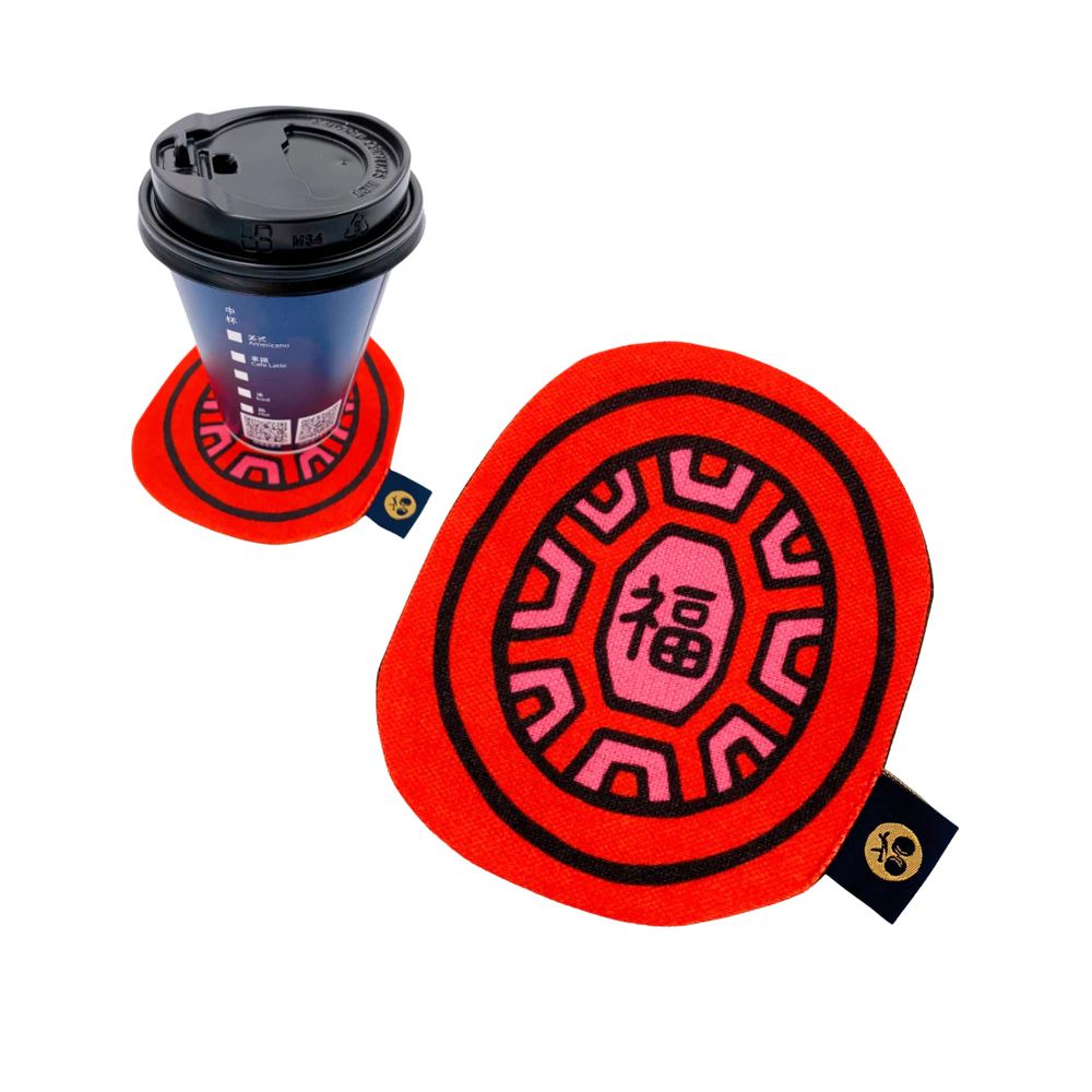 YIN TAIWAN 茚 YIN TAIWAN｜（福）紅龜粿造型杯墊