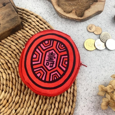 茚 YIN TAIWAN｜（壽）紅龜粿造型零錢包